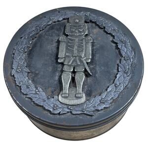 Vintage 1984 Metzke Collectible Nutcracker Tin Good Used Condition